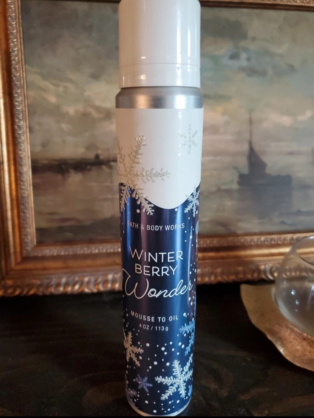 🟧 Bath & Body Works Winter Berry Wonder Mousse-to-Oil -NEW